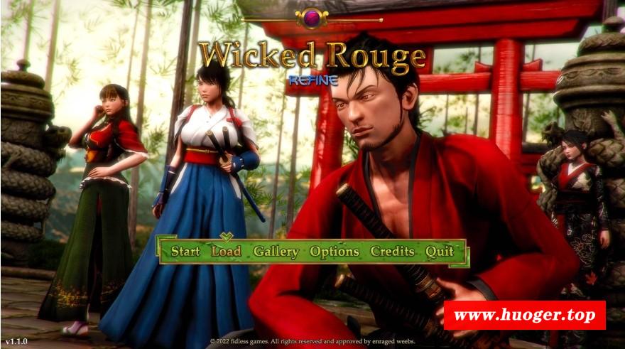 [PC-SLG游戏] [SLG/汉化/动态] 邪恶胭脂/Wicked Rouge REFINE Ver1.1.0 AI汉化 [1.4G/BD][xeyz]-开心广场